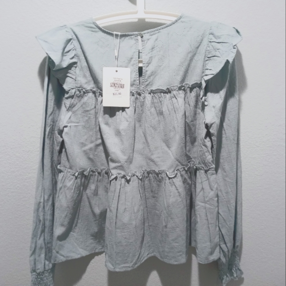 Ruffled blouse